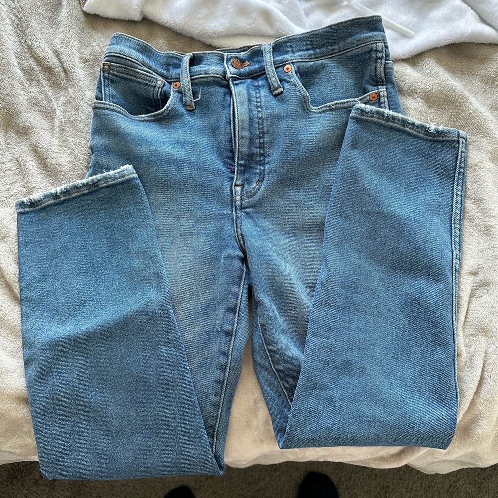 Madewell size 28 stovepipe jean denim